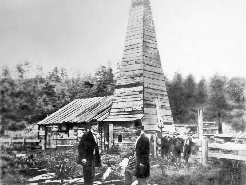 Colonel Drake oil well 1859