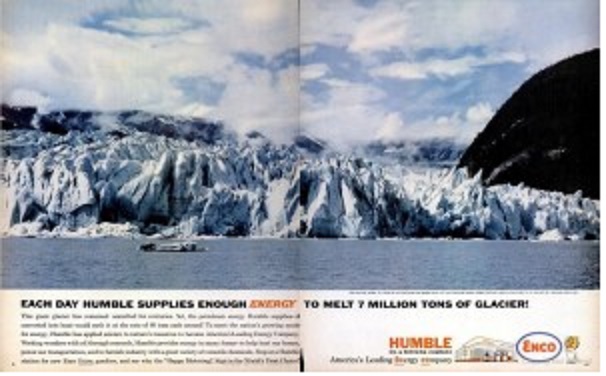 Humble Oil glacier melting