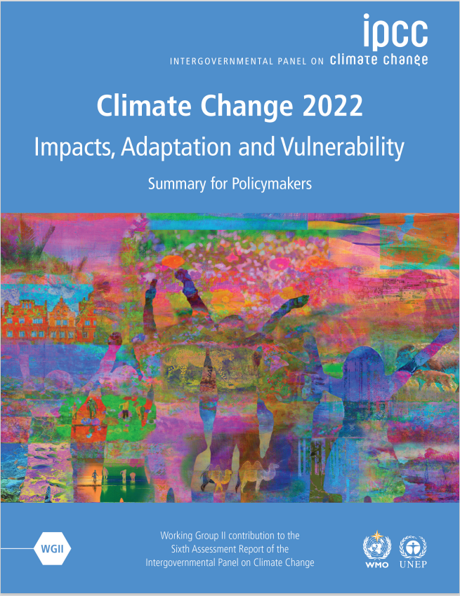IPCC report Impacts, Adaptation and Vulnerability