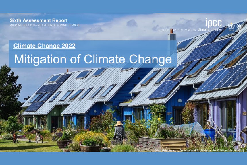 Climate Change 2022 Mitigation of Climate Change