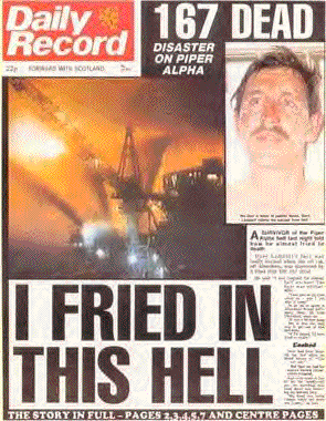 Piper Alpha Newspaper