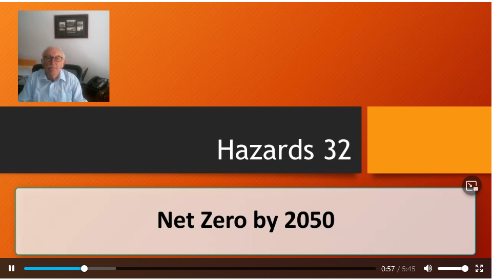 Hazards 32 Net Zero by 2050
